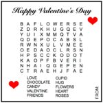 Free Valentine s Day Word Search Creativities Galore