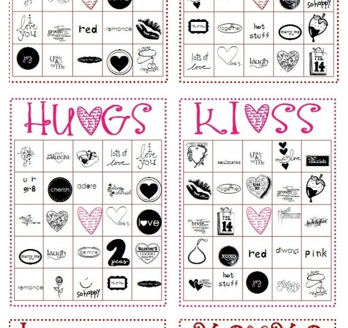 FREE Valentines BINGO Cards Let s DIY It All With Kritsyn Merkley