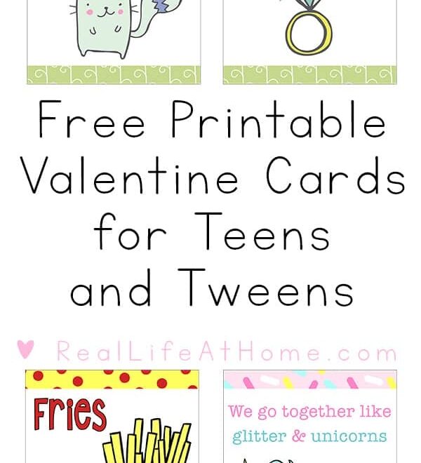 Funny Printable Valentine Cards For Teens And Tweens