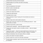 Furnace Maintenance Checklist Pdf Fill Online Printable Fillable Blank PdfFiller