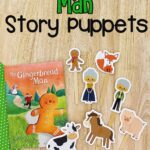 Gingerbread Man Stick Puppets