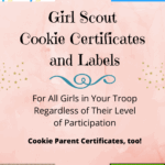 Girl Scout Cookie Certificates And Labels