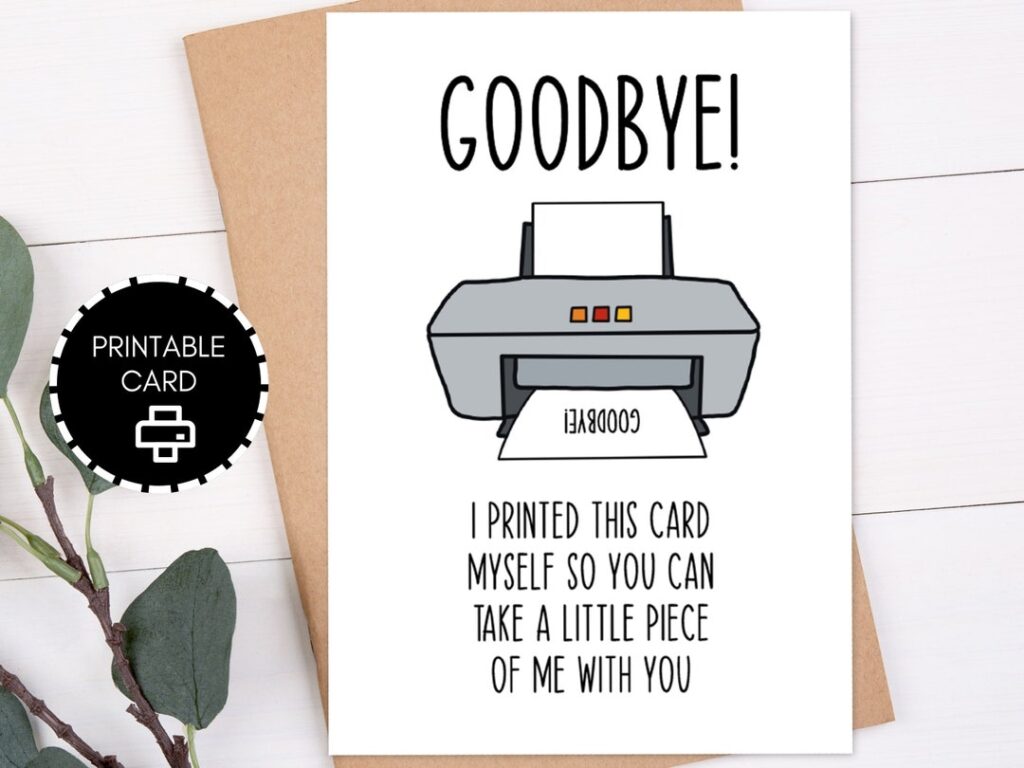 Free Printable Funny Goodbye Cards Printable Templates Hub Free Printable Funny Goodbye Cards Printable Templates Hub