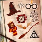 Harry Potter Sticker Set A Girl And A Glue Gun