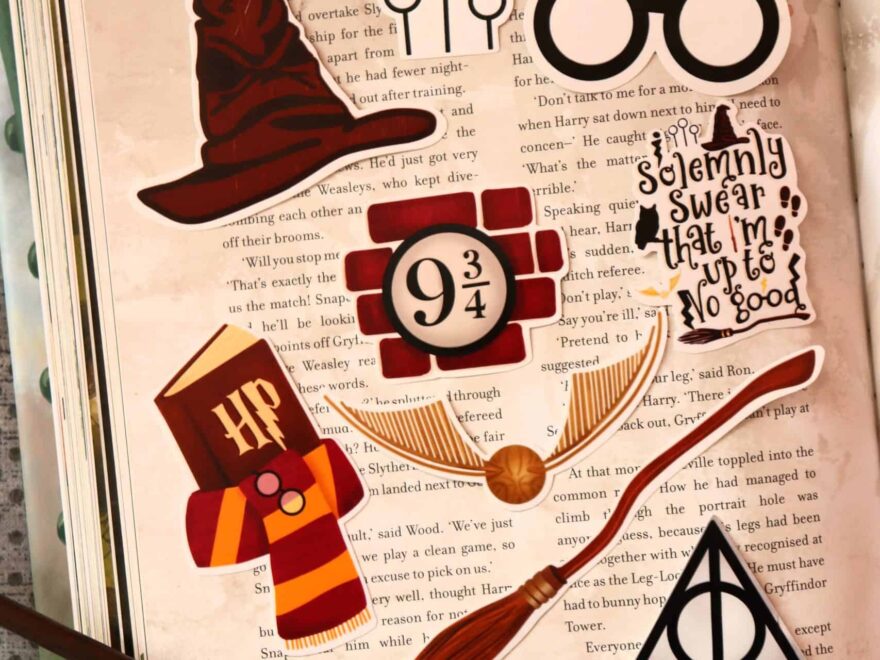Harry Potter Sticker Set A Girl And A Glue Gun