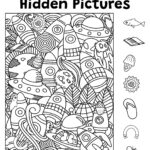 Hidden Object Pages Adults 6 Free PDF Printables Printablee Worksheets Library