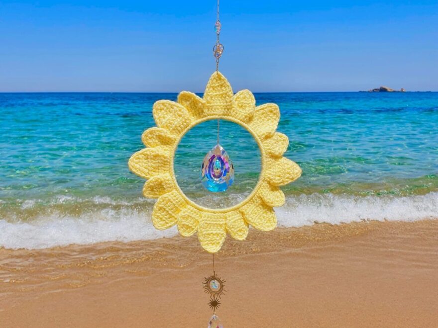 How To Crochet A Suncatcher Free Pattern Atelier Delilah