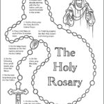 How To Pray The Rosary Coloring Page For Kids TheCatholicKid