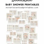 Huge Woodland Baby Shower Package Instant Download Printables Instant Download Printables