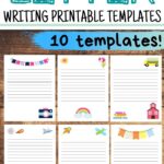 Kid Friendly Letter Writing Printable Templates Pack
