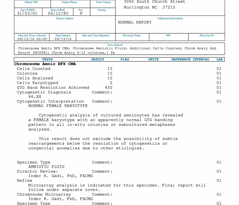 Labcorp Std Test Results Pdf Fill Online Printable Fillable Blank PdfFiller