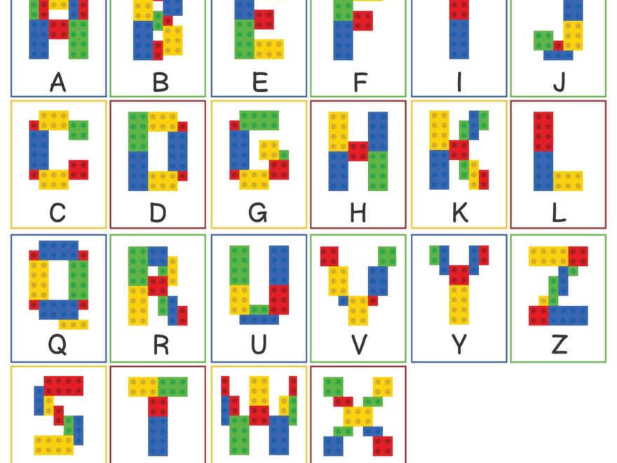LEGO Letters 10 Free PDF Printables Printablee