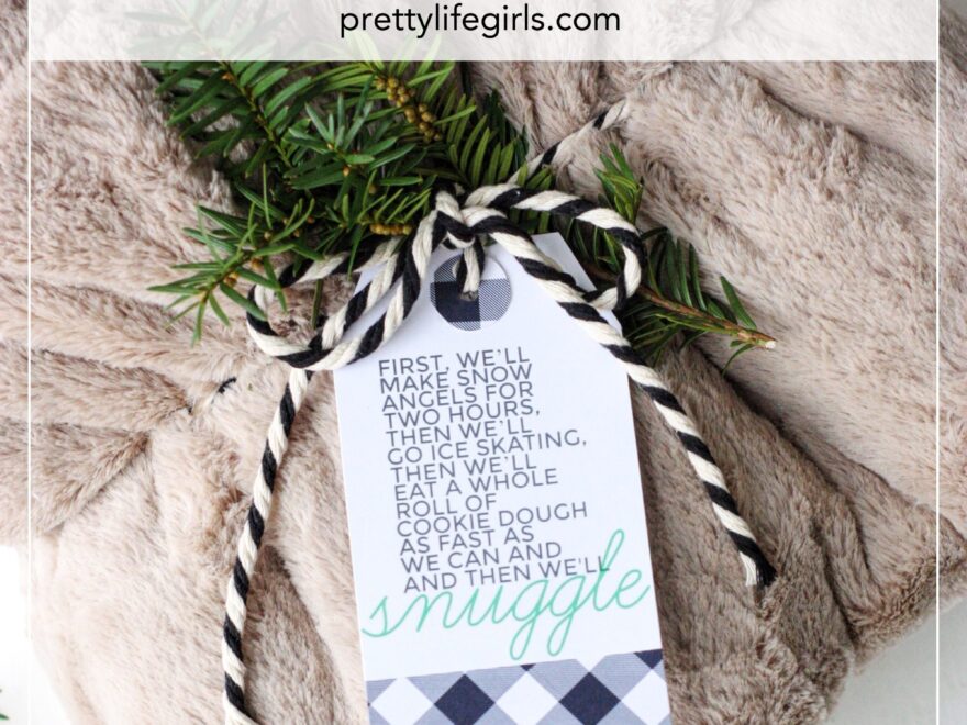 Let s Snuggle Gift Tag Printable
