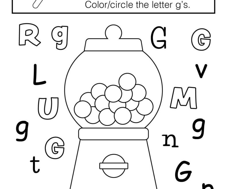 Letter G Worksheets 50 FREE Printables Printabulls
