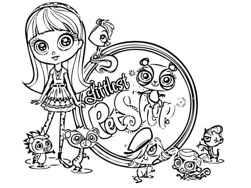 Littlest Pet Shop Coloring Pages Printable Coloring Pages FREE