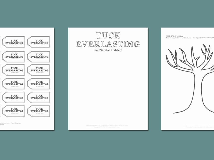 LitWits Printables For TUCK EVERLASTING