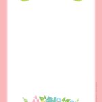 Lovely Free Printable Stationery Paper For Spring Ayelet Keshet