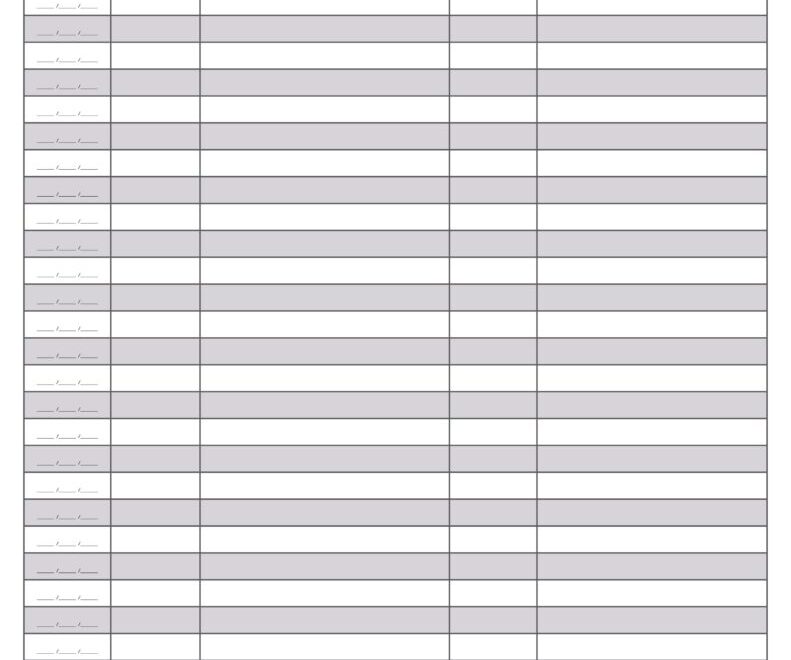 Medication Logs 25 FREE Printables Printabulls