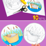 Moses In The Basket 3D Craft 10 Minutes Of Quality Time