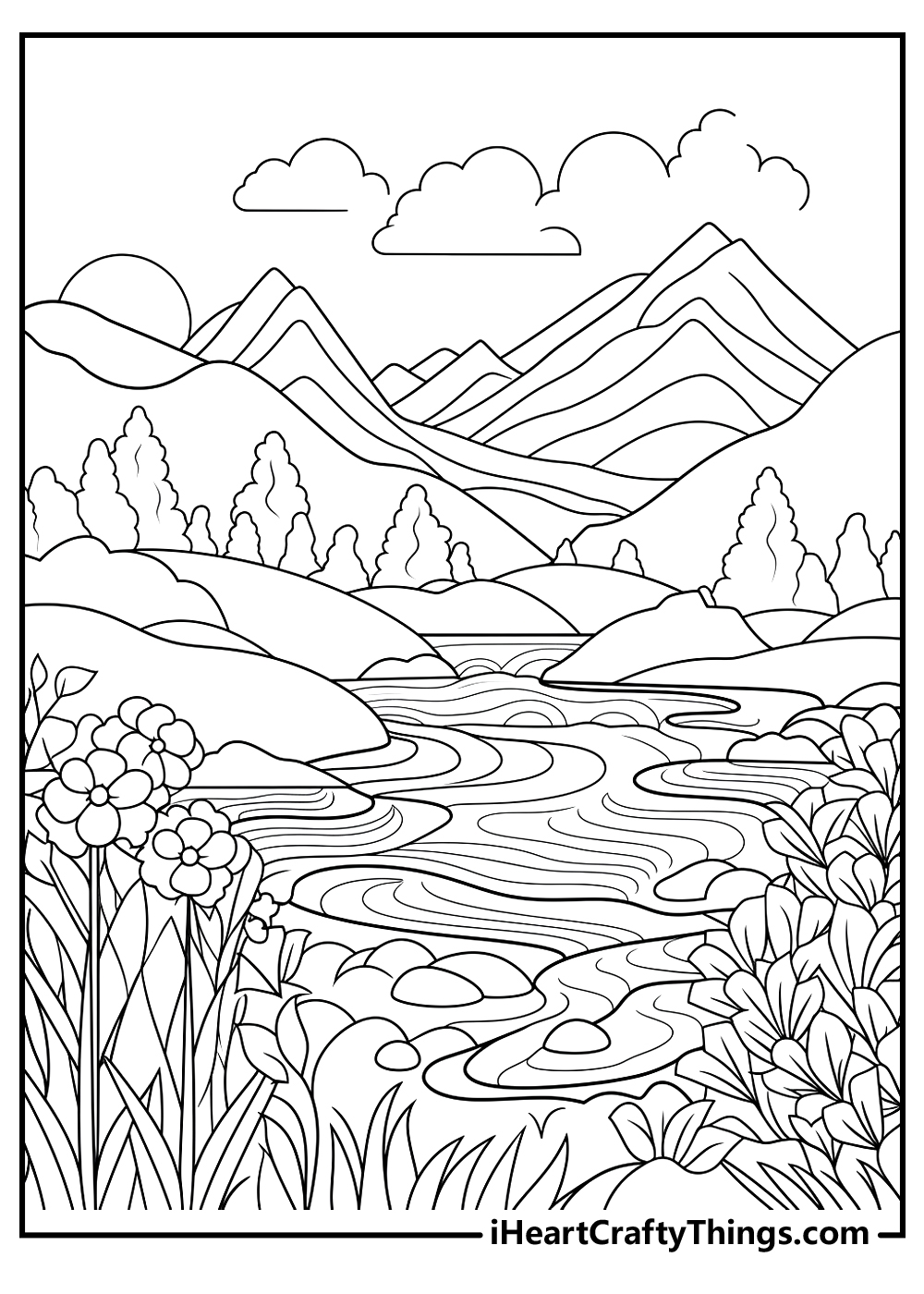 Nature Coloring Pages 100 Free Printables 