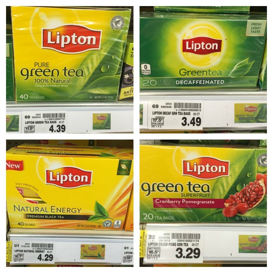 NEW Lipton Black Or Green Tea Bag Coupon Kroger Closeouts Kroger Krazy