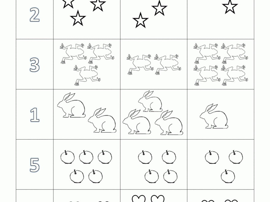New Preschool Math Worksheets Free