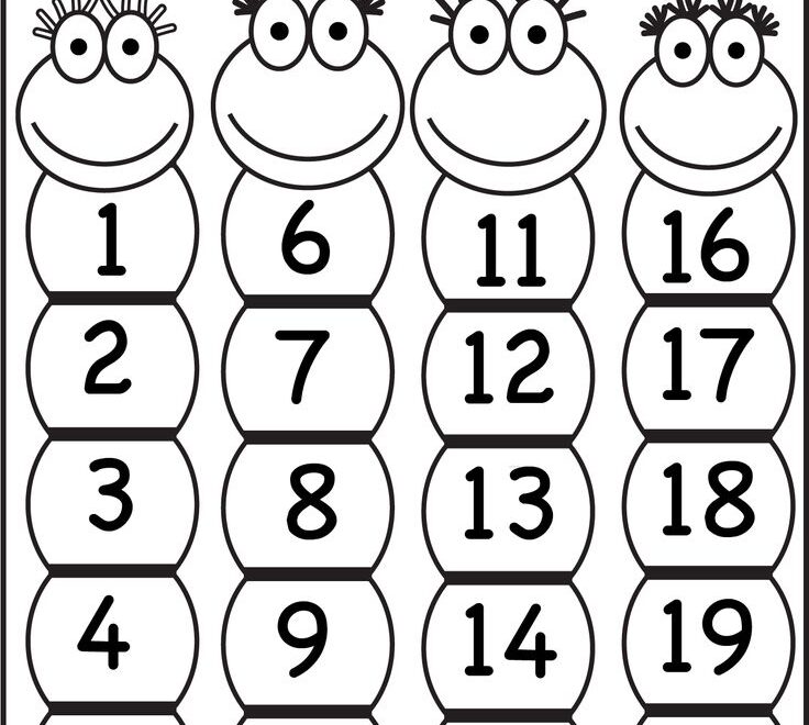 Numbers 1 20 Five Worksheets FREE Printable Worksheets
