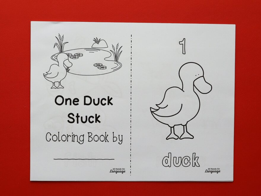 One Duck Stuck Story Companion Count To 10 Sequencing And Literacy Activities Speech And Autism PDF Printable Etsy