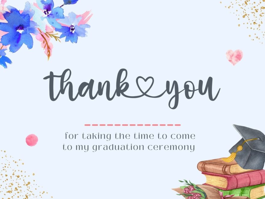 Page 2 Free Custom Printable Graduation Thank You Card Templates Canva