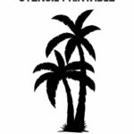 Palm Tree Stencil 10 Free PDF Printables Printablee