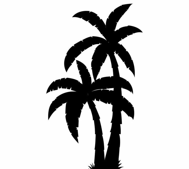 Palm Tree Stencil 10 Free PDF Printables Printablee