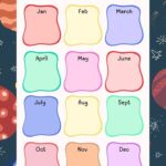 Printable Birthday Charts For Classroom