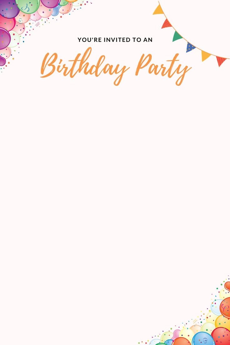 Printable Birthday Invitation Card Maker Free