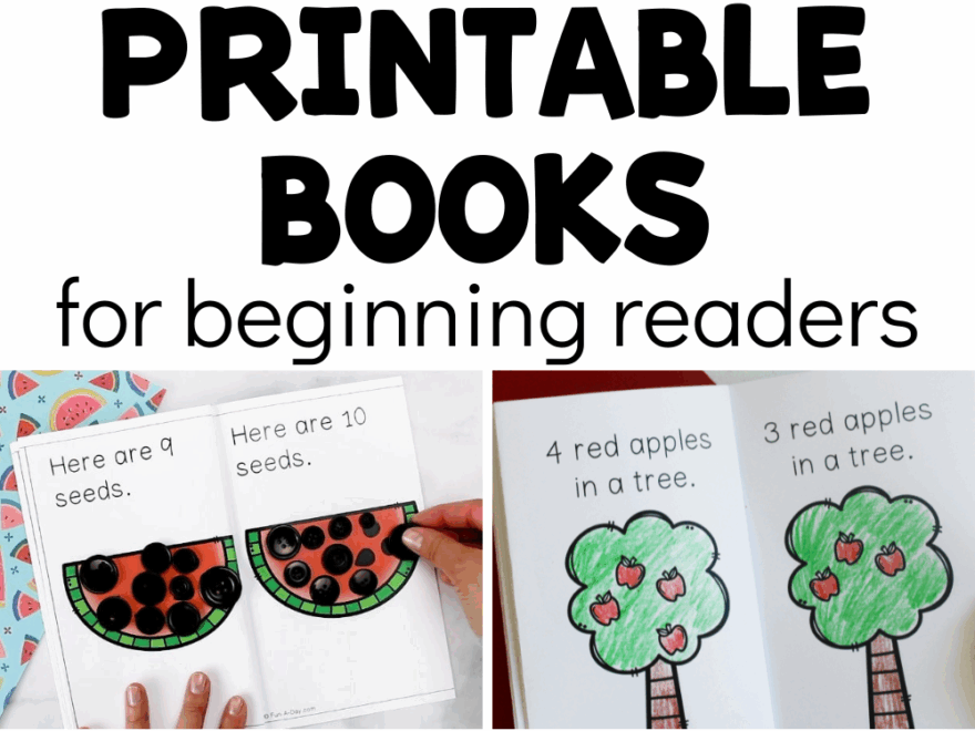 Printable Books For Preschool And Kindergarten