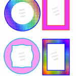 Printable Picture Frame Clip Art Stickers
