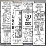 Printable Salvation Bookmarks Kids Bible Teacher