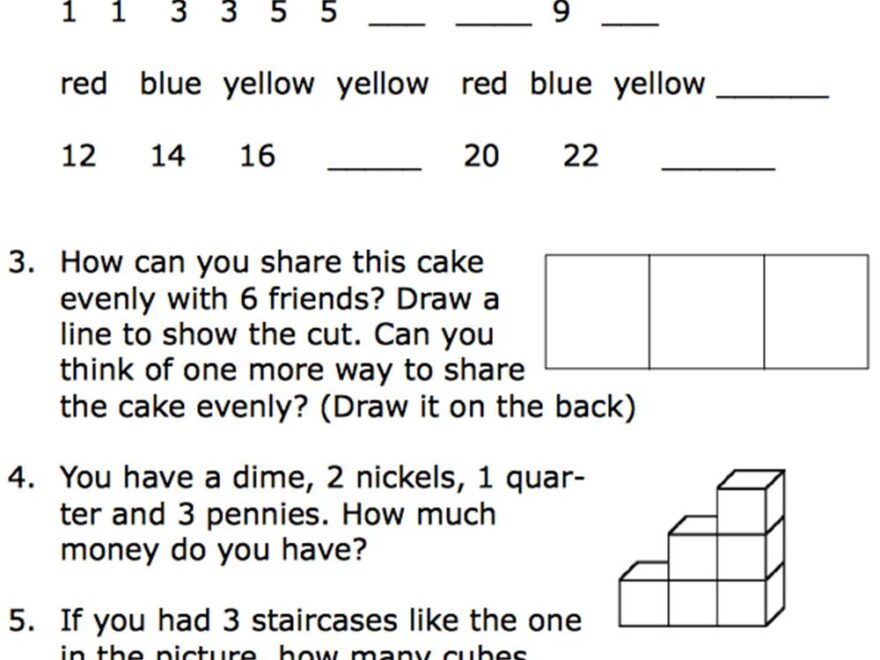 Printable Second Grade Math Word Problem Worksheets