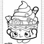 Printable Shopkins Yo Chi Coloring Page