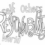 Responsibility Free Printable Coloring Page