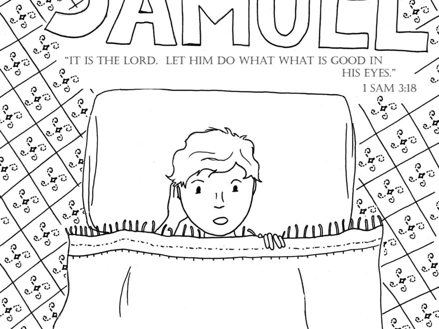 Samuel Hears God s Calling Coloring Page Ministry To Children