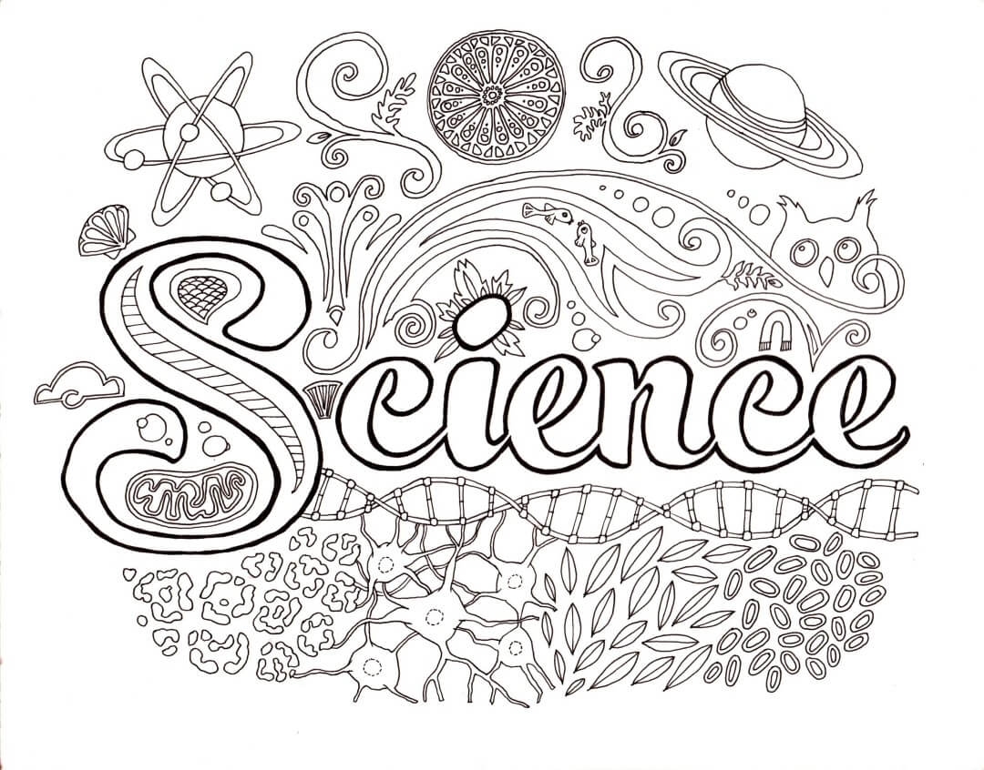 Free Printable Science Coloring Pages