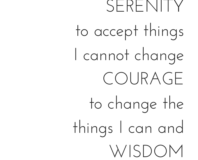 Serenity Prayer Printable Hungry Happy Home