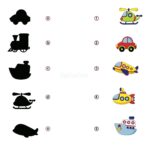 Shadow Matching Worksheets For Preschool And Kindergarten 2 To 6 Years Kids
