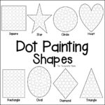 Shapes Dot Painting Free Printable The Resourceful Mama