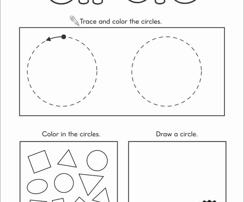 Shapes Worksheet Preschool Free Printables Your Therapy Source