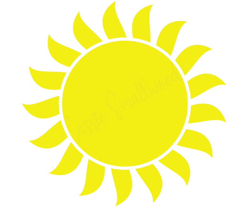 Sun Templates Lots Of Shapes And Sizes Cassie Smallwood
