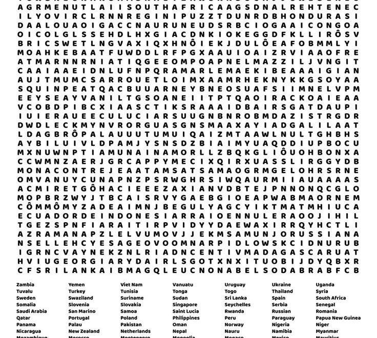Super Hard Word Searches 10 Free PDF Printables Printablee