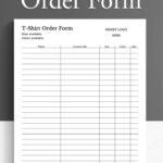 T shirt Order Template Google Docs microsoft Word T shirt Order Form Etsy Order Form Template Word Template Microsoft Word Templates