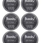 Thank You Teacher Appreciation Tags Free Printable Paper Trail Design