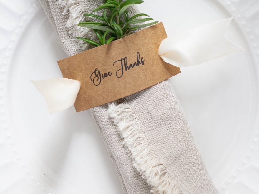 Thanksgiving Napkin Rings Free Printable On Sutton Place